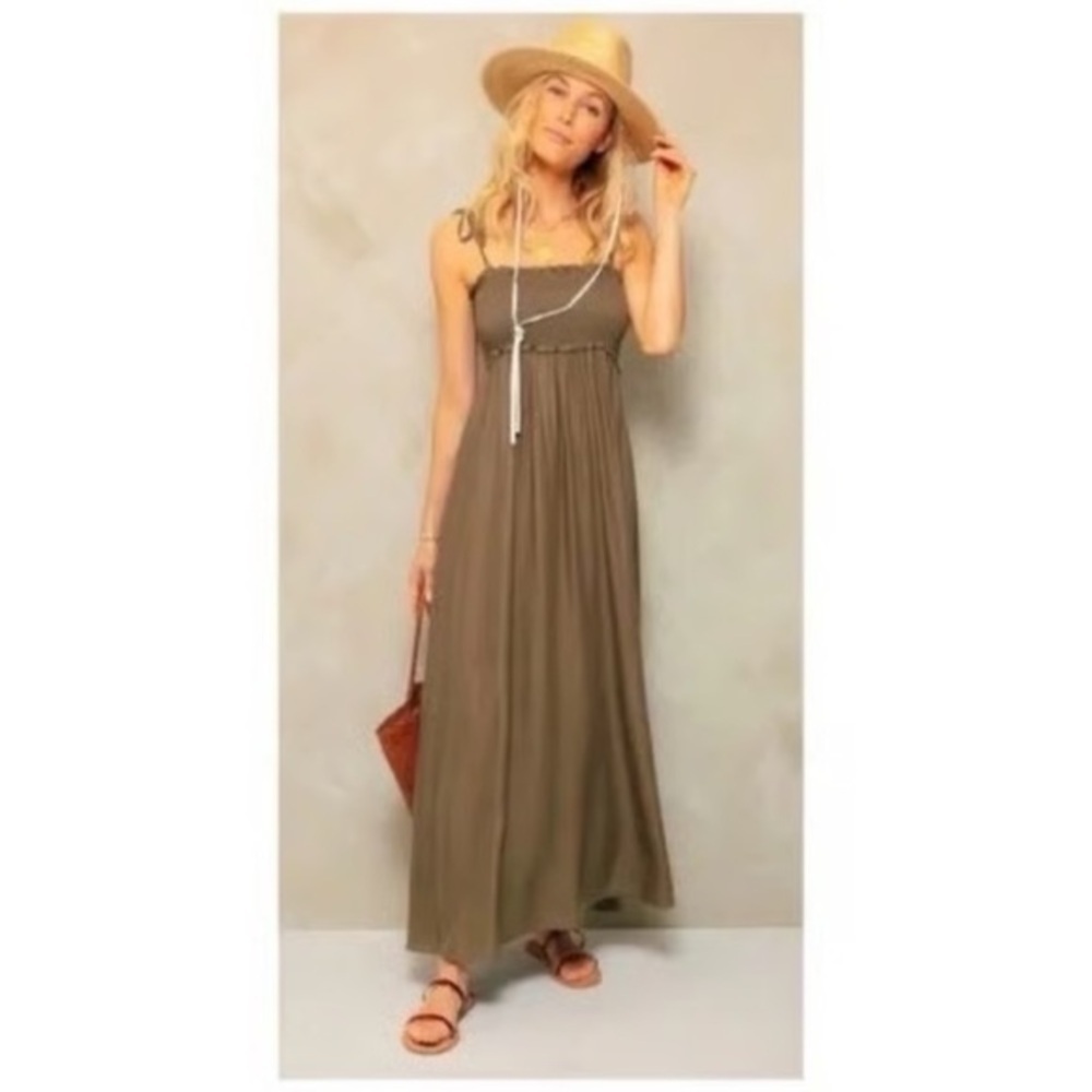 Tuckernuck Pomander Place Shallon Tie Strap Maxi Dress - Picture 2 of 7